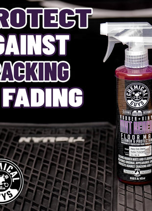 Chemical Guys Mat Renew Rubber + Vinyl Floor Mat Cleaner And Protectant, Safe for Cars, Trucks, SUVs, Motorcycles, RVs & More, Extra Large 32 fl oz