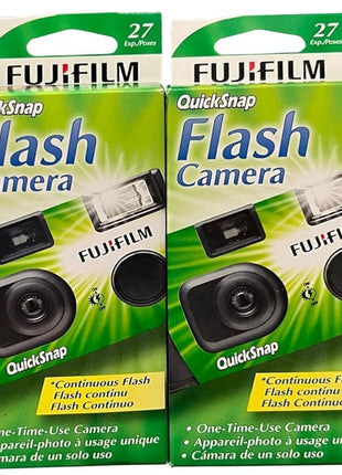 Fujifilm QuickSnap Flash 400 One Time Use 35mm Camera with, 27 Exposures, 4-Pack