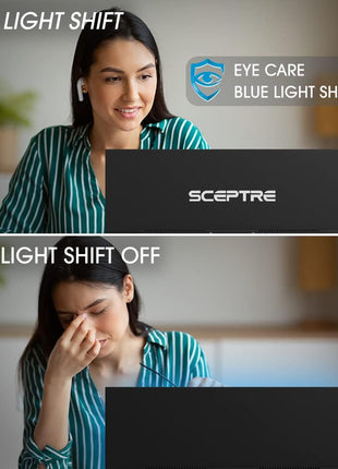 Sceptre 24-inch Prime Monitor Thin 1080p LED Monitor 99% sRGB 2x HDMI VGA Build-in Speakers, Machine Black (E248W-19203R 2025 Series) | Thin 1080p LED 99% sRGB 2x HDMI VGA Build-in Speakers, Machine Black (Series)