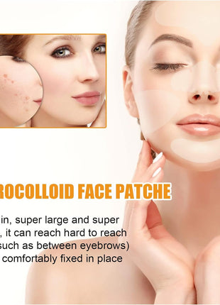 40Pcs Hydrocolloid Acne Patches Full-Face Coverage Kit for Pimples & Blemishes, Skin Care Solution for Clearing Spots