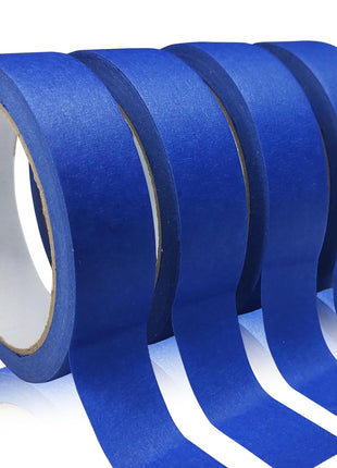 4 Rolls Premium Painters Tape, Blue Tape, Masking Tape, Paint Tape for Multi-Purpose, Painting, Painter's, DIY Crafts Arts (88yd =0.94IN*22yd*4) Decoration Labeling No Residue, Easy Removal