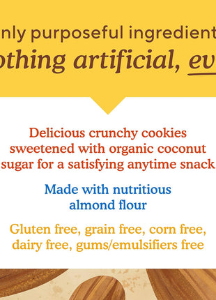 Simple Mills Almond Flour Chocolate Chip Cookies, Gluten Free and Delicious Crunchy Cookies, Organic Coconut Oil, Good for Snacks (Packaging May Vary)