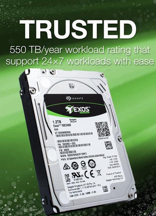Seagate Enterprise Capacity ST1200MM0009 1.2TB 10000RPM SATA 12 GB/S 128MB 4Kn Enterprise Hard Drive