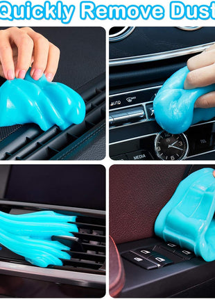 PULIDIKI Car Cleaning Gel Car Clean Putty, Universal Car Interior Cleaner Slime, Perfect Cleaning Kit Supplies, Auto Detailing Tools Car Accessories, Dust Remover Gifts for Men Women