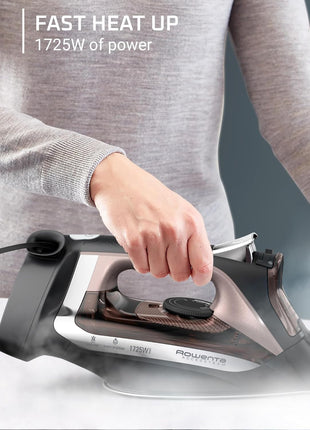 Rowenta AccessSteam Cordreel Steam Iron for Clothes, Anti-Drip Protection, Clothes Iron with Steamer, DW2459U1