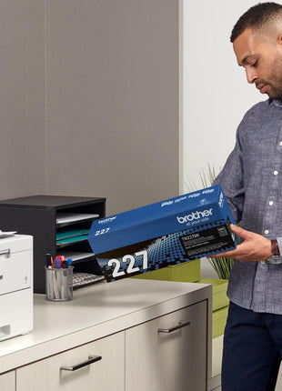 Brother Genuine TN227, TN227BK, High Yield Toner Cartridge, Replacement Black Toner, Page Yield Up to 3,000 Pages, TN227BK, Amazon Dash Available