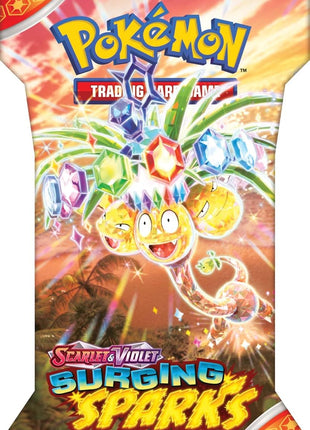 Pokemon TCG Surging Spark – Single Booster Pack – Pack Art May Vary - 10 Cards