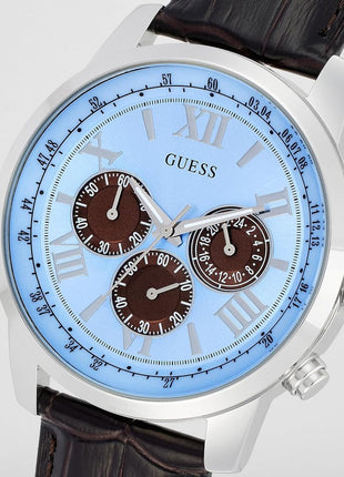 Guess Round 45mm Blue Dial Analog Men Watch - U0380G6M
