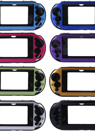 OSTENT Colorful Aluminum Metal Skin Protective Cover Case for Sony PS Vita PSV PCH-2000 - Color Gold