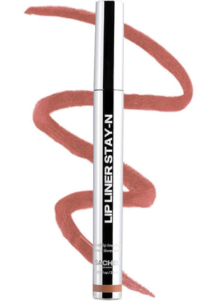 Sacheu Lip Liner STAY-N Peel Off Lip Stain, Longwear, p-INKED | Water-resistant, transfer & smudge-proof, lip tint with hyaluronic acid & vitamin E for conditioning benefits, matte finish