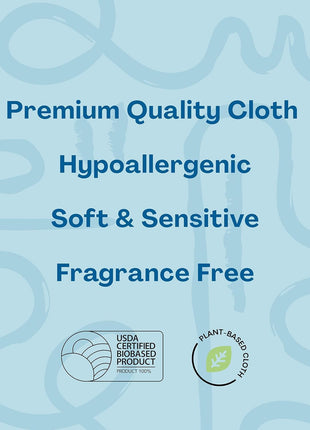 Hello Bello Premium Fragrance-Free Travel Size Baby Wipes, with Chamomile & Aloe Extracts for Sensitive Skin - 1 Resealable Pack = 20 Total Wipes