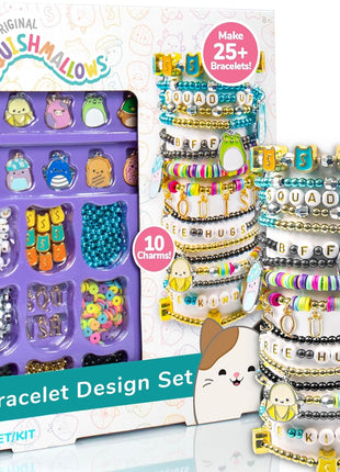 Original Squishmallows Bracelet Design Set, Cute & Friendship Bracelet Kit, Jewelry Making Kit, Charm Bracelet Making Kit, Beading & Jewelry Making, Friendship Bracelet Making Kit