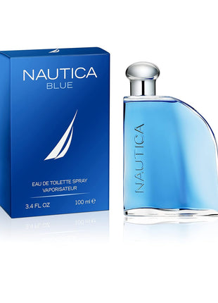 Nautica Blue Eau de Toilette 3.4 fl oz (Pack of 1), Notes of Basil, Jasmine, and Cedarwood, Men's Fragrance, Long Lasting, Everyday Fragrance, Travel Size