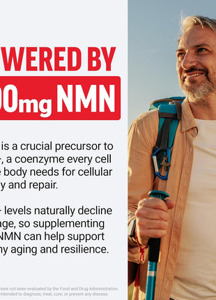 Force Factor NMN Longevity & Anti-Aging Formula | Nicotinamide Mononucleotide, NAD+, Support Cellular Health, Cellular Repair, Energy Metabolism, Strawberry, 60 Soft Chews