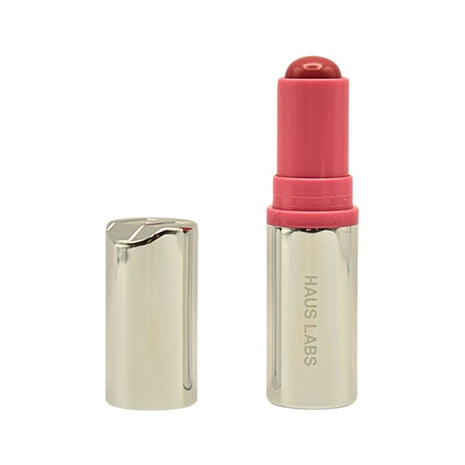 Haus Labs Color Fuse Longwear Hydrating Glassy Lip + Cheek Blush Balm Stick - Glassy Rosette