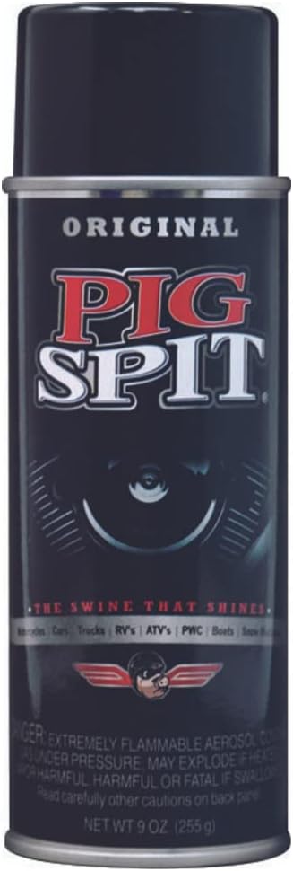 PSO Spit Original for Use on Motors, Transmissions, Vinyl and Black Plastic Trim Components and Tires, 9 oz, Single