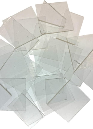 1.5 LB COE 96 Clear Glass Scraps - System 96 Fusing Glass Scraps