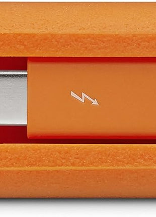 LaCie Rugged USB-C, 4TB, Portable External Hard Drive, Drop, Shock, Dust, Rain Resistant, for Mac & PC (STFR4000800)