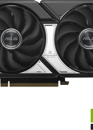 ASUS Dual NVIDIA GeForce RTX 5060 Ti 8GB GDDR7 OC Edition Graphics Card (PCIe 5.0, DLSS 4, HDMI 2.1b, DisplayPort 2.1b, 2.5-Slot, Axial-tech Fan, 0dB Technology), 3 Year Warranty