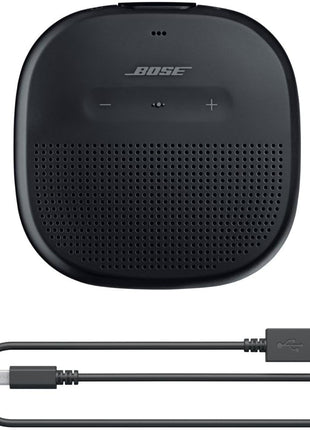 Bose SoundLink Micro Bluetooth Speaker: Small Portable Waterproof Speaker with Microphone, Black