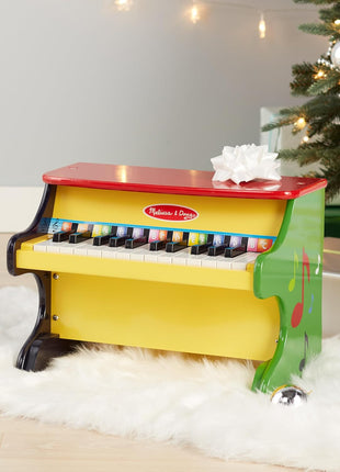 Melissa & Doug Learn-to-Play Piano with 25 Keys and Color-Coded Songbook Toy Piano Kids, Toddler Toys for Ages 3+