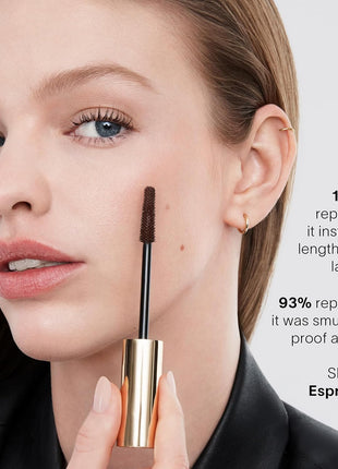 Hourglass Unlocked Instant Extension Mascara, Tubing Mascara Dramatically Lifts, Defines & Lengthens for Fanned-Out Lashes, Natural-Looking Eyelashes for up to 16hrs of Smudge-Proof, Flake-Free Wear