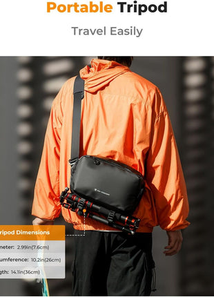 K&F CONCEPT Camera Sling Bag, Everyday Shoulder Crossbody Bag | Multifunction Photography Portable Bag, DSLR/SLR/Mirrorless Camera Case, Compatible for Canon/Nikon/Sony, BS01