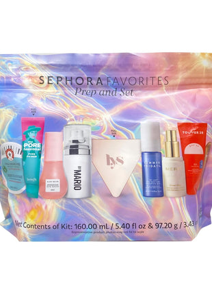 Sephora Favorites Prep & Set 9-Piece Makeup Set – Skincare & Primer Essentials