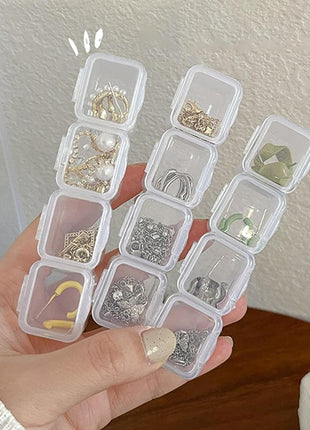 Diamond Painting Bead Storage Containers, 3 Pack 84 Slots Plastic Craft Organizer Case Diamond Storage Box Accessories Containers Adjustable Bead Case