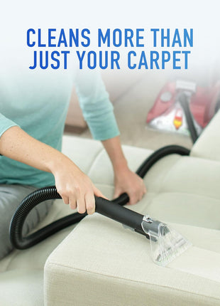 Hoover PowerScrub Deluxe Carpet Cleaner Machine for Carpet and Upholstery, Deep Cleaning Carpet Shampooer Machine with Multi Purpose Tools, Pair Carpet Cleaner Solution