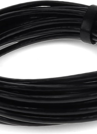 AddOn 50ft RJ-45 (Male) to RJ-45 (Male) Straight Black Cat6 UTP PVC Copper Patch Cable
