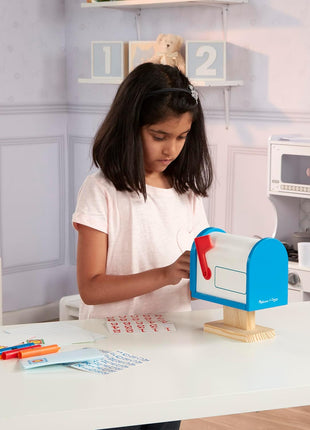 Melissa & Doug My Own Wooden Mailbox Activity Set and Educational Toy