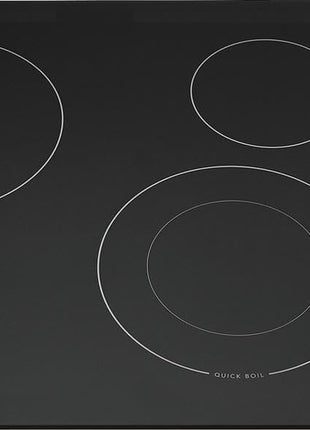 Frigidaire FFEC3025UB 30 Inch Electric Smoothtop Style Cooktop with 4 Elements in Black
