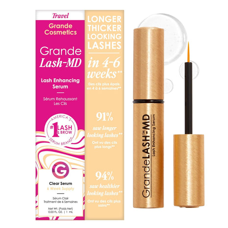 Grande Cosmetics GrandeLASH-MD Lash Enhancing Serum, 1 ml - 6-week starter supply
