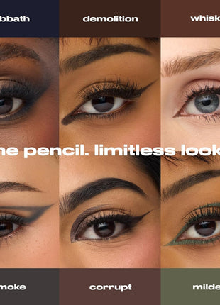 Urban Decay 24/7 Glide-On Waterproof Eyeliner Pencil, Smudge-Proof, Transfer-proof, Long-lasting Color Eye Liners, Hydrating Vitamin E & Jojoba Oil - 0.04 oz