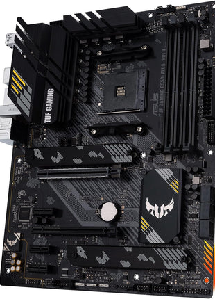 ASUS TUF Gaming B550-PLUS WiFi II AMD AM4 (3rd Gen RyzenTM) ATX Gaming Motherboard (PCIe 4.0, WiFi 6, 2.5Gb LAN, BIOS Flashback, USB 3.2 Gen 2, Addressable Gen 2 RGB Header and Aura Sync)