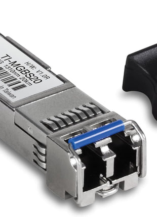 TRENDnet TI-MGBS20, 1000Base-LX Industrial SFP Single- Mode LC Module (20km), Lifetime Protection