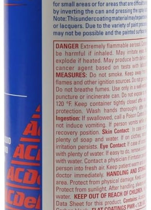 ACDelco GM Original Equipment 10-1017 (12378398) Rubberized Paintable Undercoating - 14.3 oz