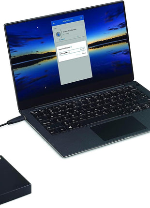 Seagate One Touch, 4TB, Password Activated Hardware encryption, Portable External Hard Drive, Portable External Hard Drive, PC, Notebook & Mac, USB 3.0, Black (STKZ4000400)
