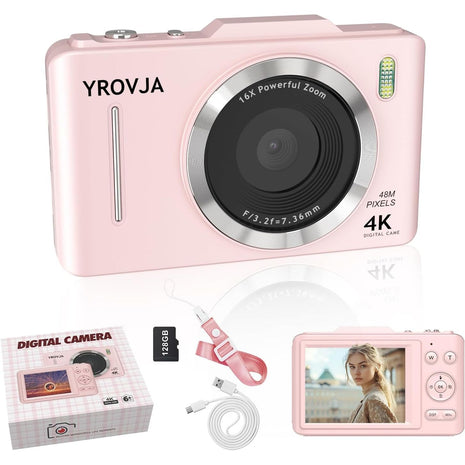 Digital Camera,(Pink)