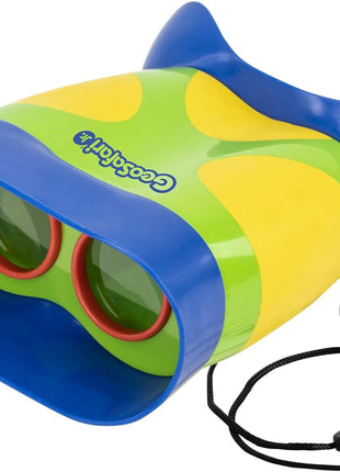 Educational Insights GeoSafari Kidnoculars - Toy Binoculars for Kids, Outdoor Toys for Kids Ages 4-8, Toddler Camping and Nature Toys, Lightweight Binoculars with Neck Strap, Bird Watching Gear