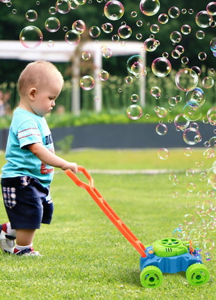 Bubble Lawn Mower Toddler Toys, Bubble Machine Outdoor Garden Toys | Toddler Outdoor Toys for 1 2 Year Old Boy Birthday Gift, Summer Push Gardening Toys for Preschool Baby Boys Age 1 2 3 +