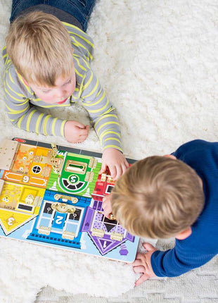 Melissa & Doug Latches Wooden Activity Board - Montessori Busy Board for Preschool Toys, Sensory Toys for Kids, Learning Resources for Ages 3+