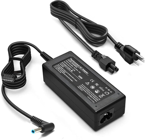 65W Laptop Charger Compatible with HP Pavilion x360 14/15/17 | Envy 13 15 X360,Elitebook 840 G5, ProBook Chromebook Stream Series,Spectre X360 (Blue Tip), 710412-001 19.5V 3.33A Adapter