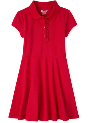 The Children's Place Girls' Pique Polo Dress