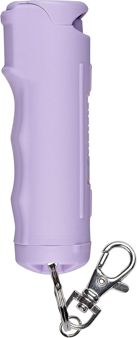 Sabre Pepper Gel - Fast Flip Top, Snap-Clip Keychain, Easy to Use & Carry, Maximum Police Strength OC Spray with UV Dye for Self Defense, 10 Second Spray Time, Finger Grip for Faster Aim, 0.54 fl oz