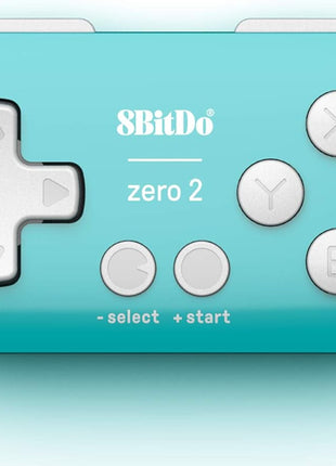 Nargos 8Bitdo Zero 2 Bluetooth Key Chain Sized Mini Controller for Nintendo Switch, Windows, Android and macOS (Turquoise Edition)