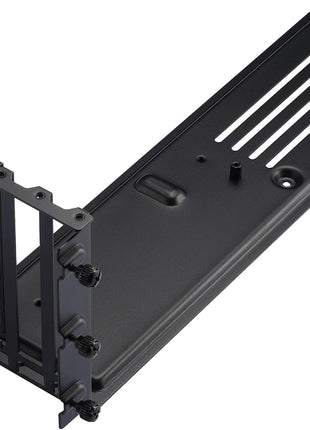 Phanteks (PH-VGPUKT4.0_04) Gen4 Vertical GPU Bracket Reinforced, 220mm Flat Line PCI-E Gen4 x16 Riser Cable Kit, Black