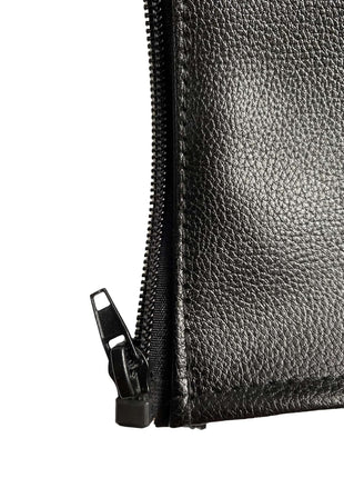 Baby Stroller Leather Armrest Handle Cover Compatible with Uppababy Vista V1/V2 Stroller, Bumper Sleeve Case Bar Protective Covers Pram Accessories (for mom Handle Black)