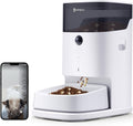 PETGUGU Automatic Cat Feeder with Camera,3.5L Programmable Pet Food Dispenser,1080P HD Night Vision,2-Way Audio & 60s Voice Recorder, Timed Portion Control Auto Feeder for Indoor Cats & Small Dogs